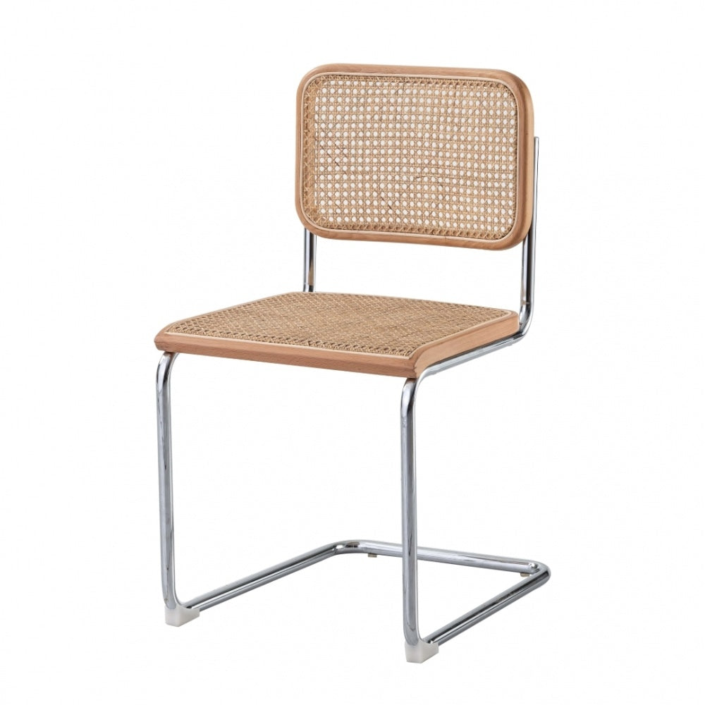 Fusion Living Natural Camden Cantilever Dining Chair