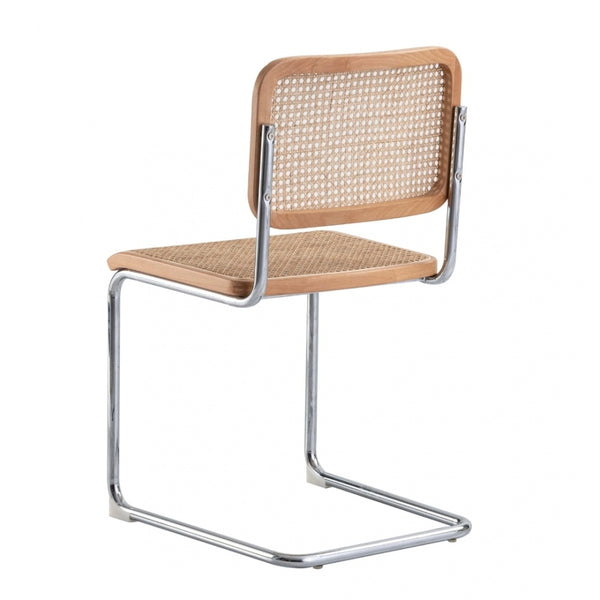 Fusion Living Natural Camden Cantilever Dining Chair