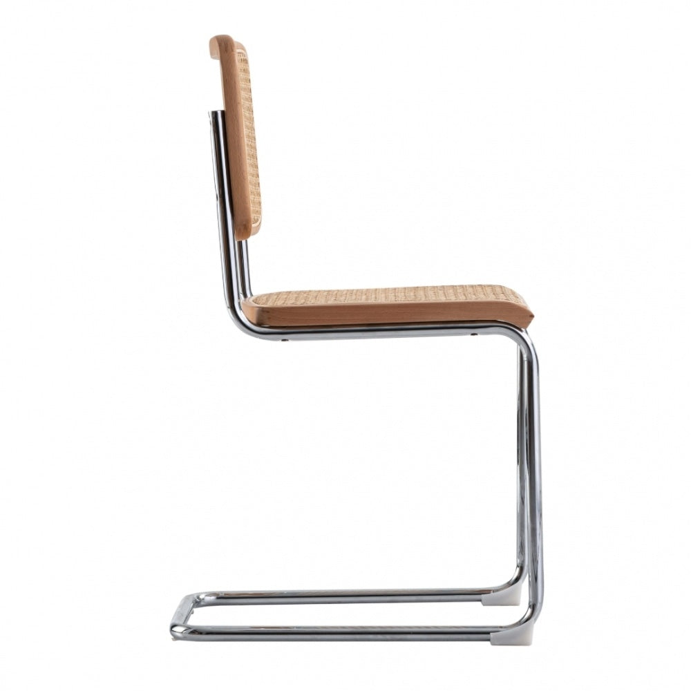 Fusion Living Natural Camden Cantilever Dining Chair