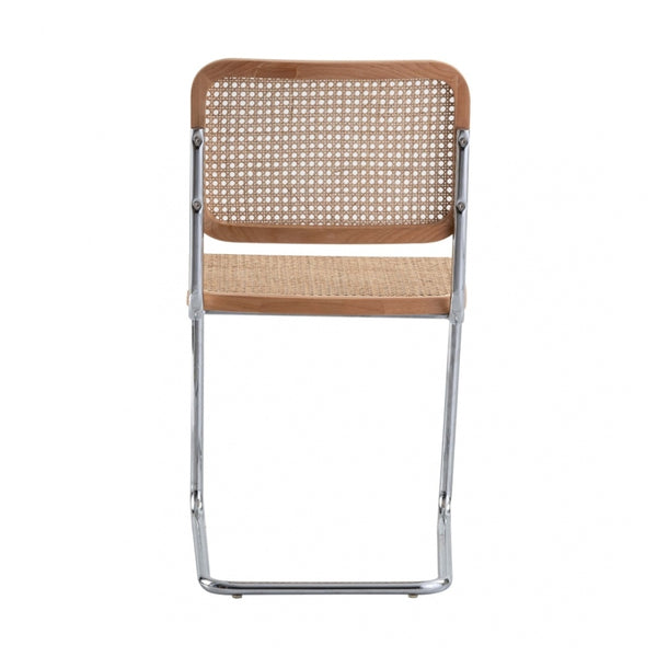 Fusion Living Natural Camden Cantilever Dining Chair