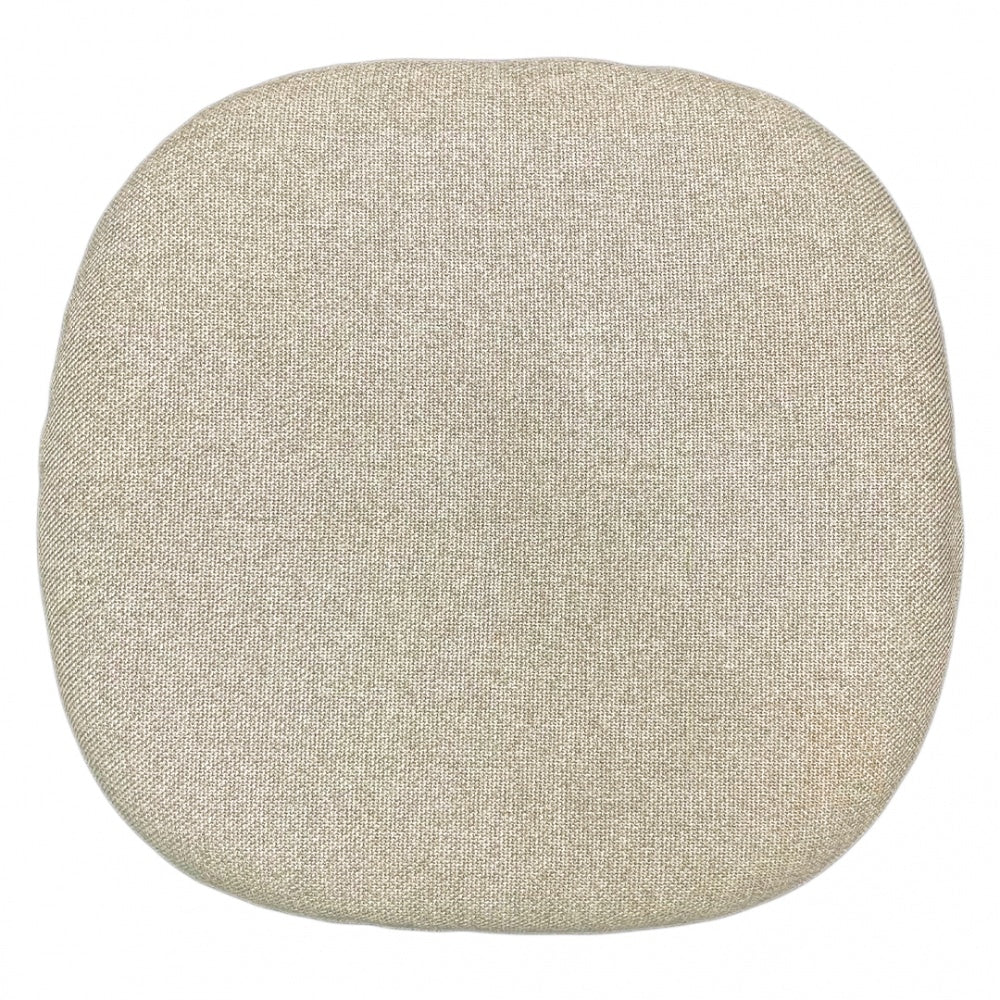 Velveteen Beige Chelsea Side Chair Cushion