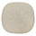 Velveteen Beige Chelsea Side Chair Cushion