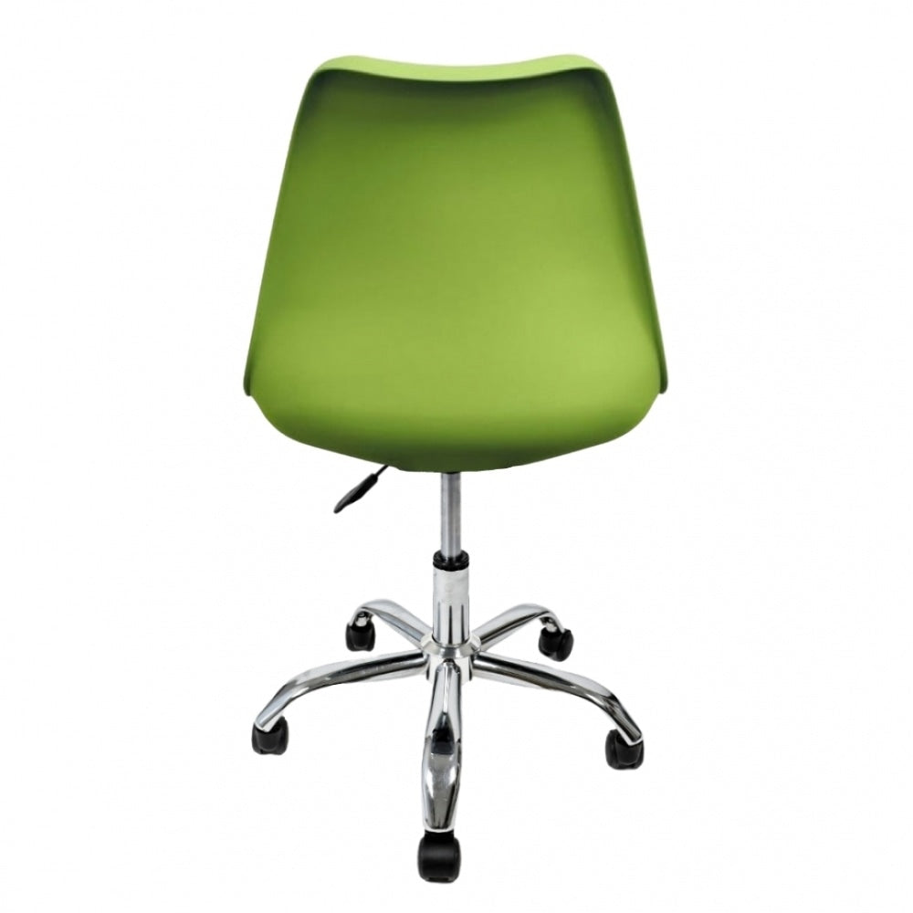 Soho Green Plastic Desk Chair with Swivel Base