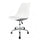 Soho White Plastic Desk Chair with Swivel Base
