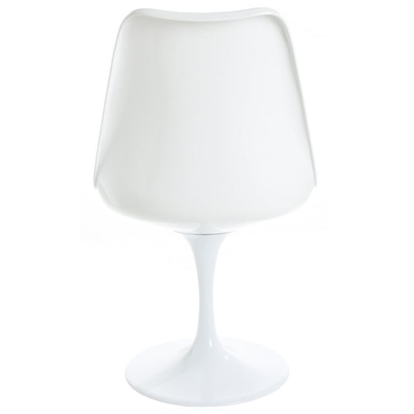 White and Velveteen Scarlet Red Chelsea Side Chair