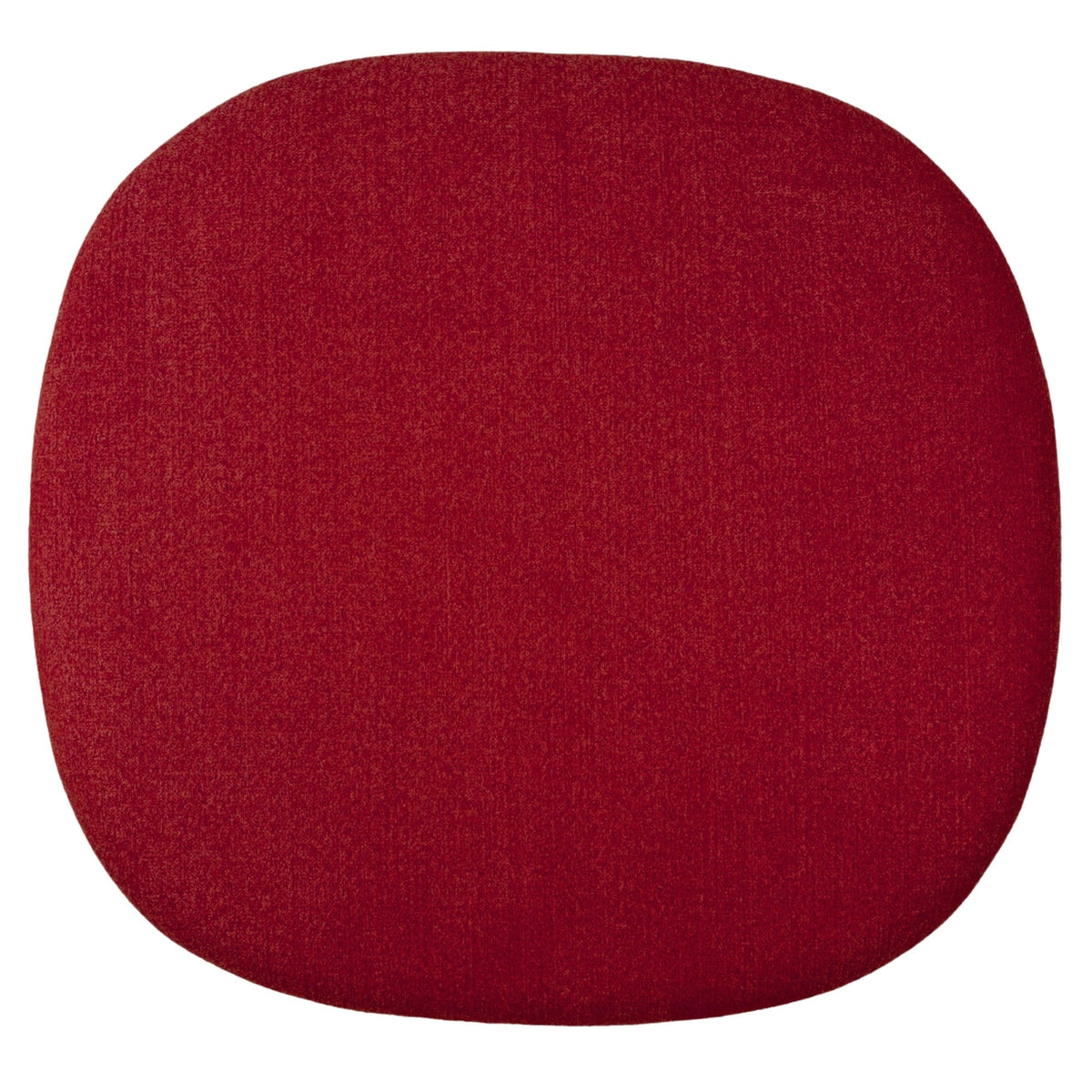 White and Velveteen Scarlet Red Chelsea Side Chair