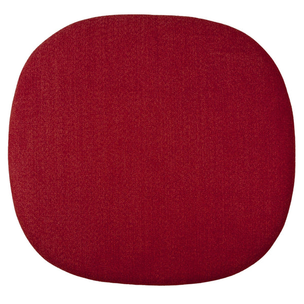 White and Velveteen Scarlet Red Chelsea Side Chair