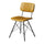 Duke Vintage Gold Leather Dining Chair