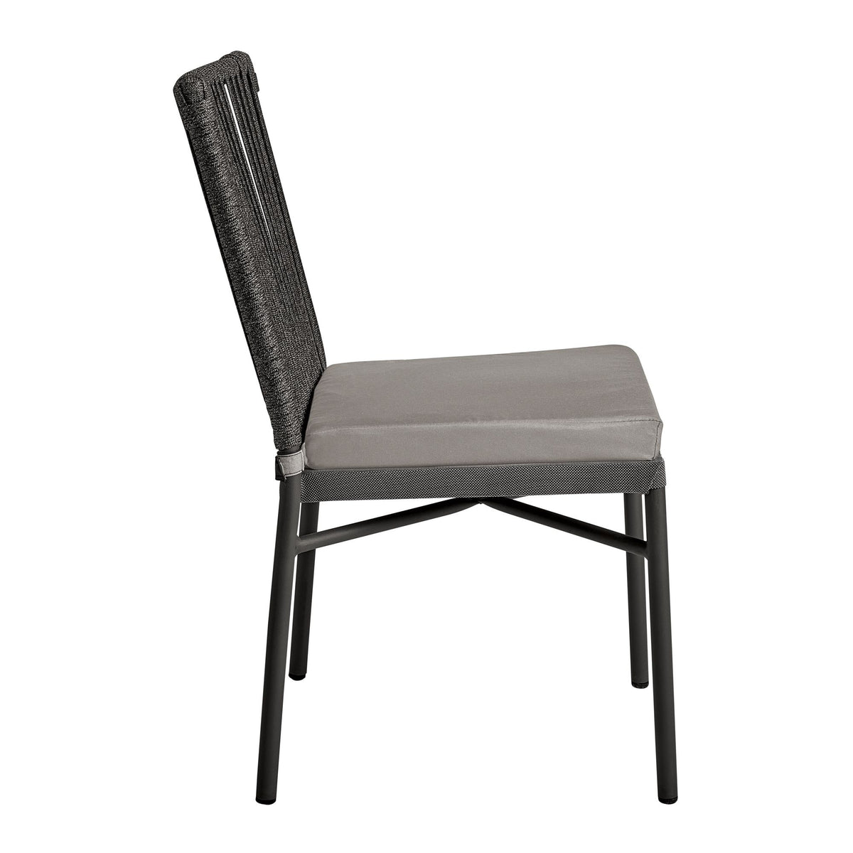 Holt Dark Grey Side Chair