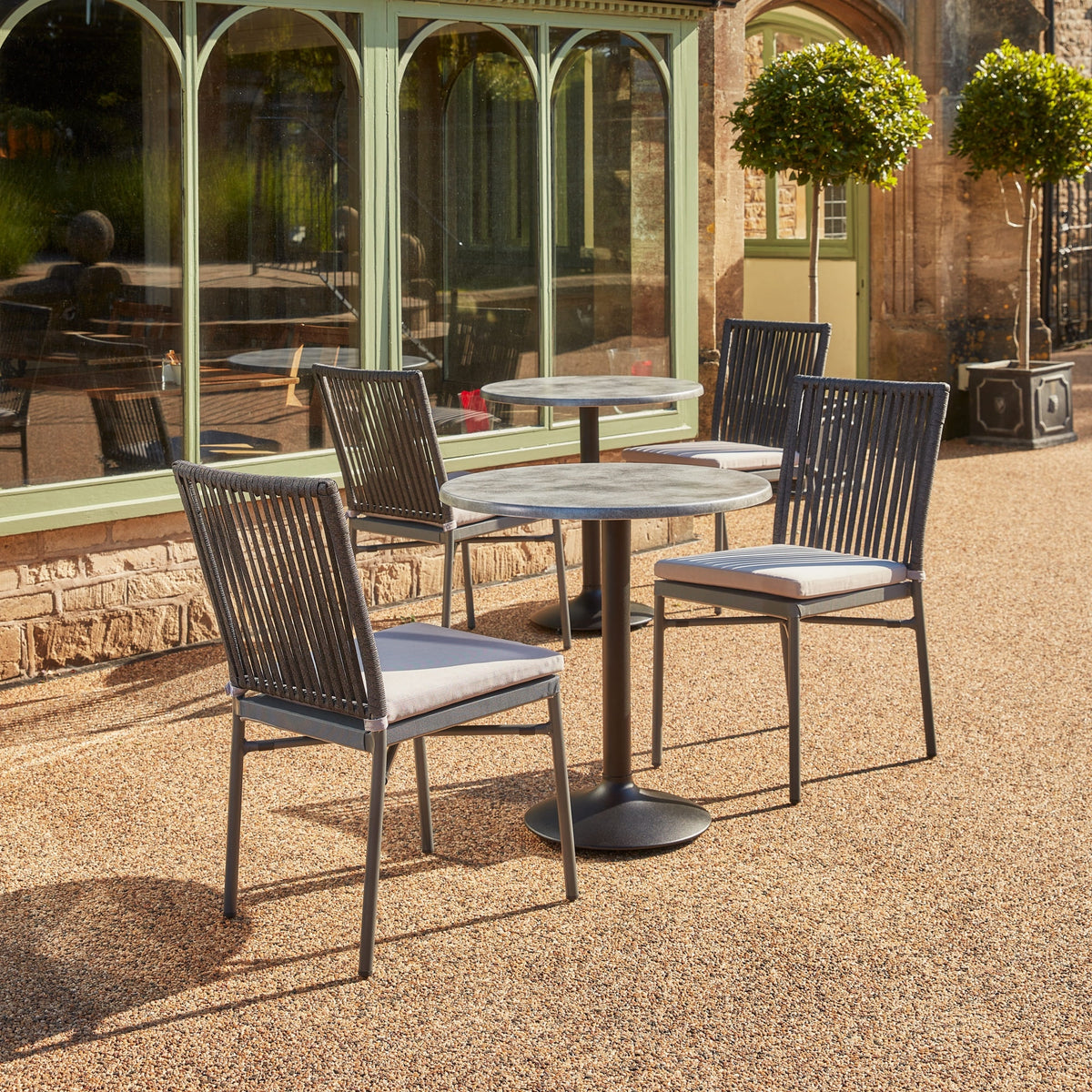 Holt Dark Grey Side Chair