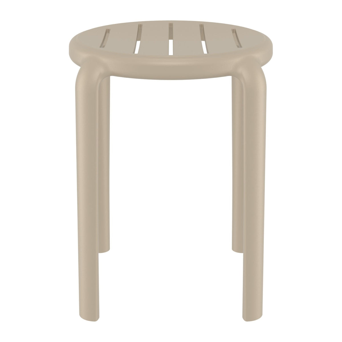 Tom Taupe Low Stool 45cm