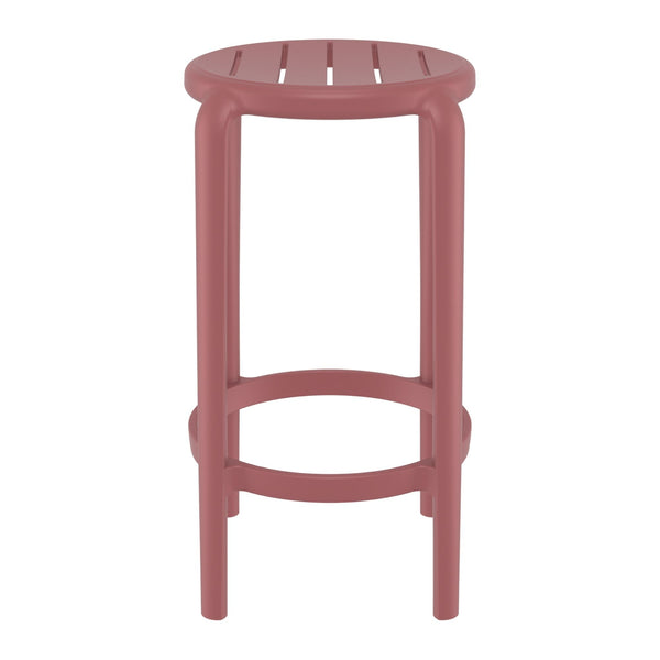 Tom Marsala Red Bar Stool 65cm