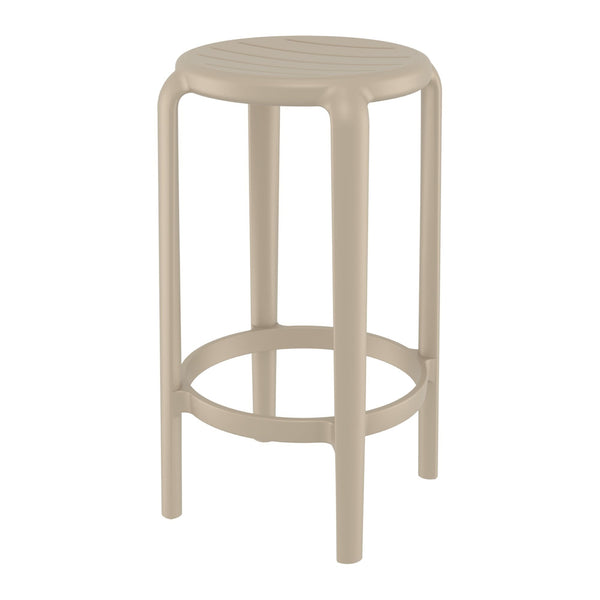 Tom Taupe Bar Stool 65cm