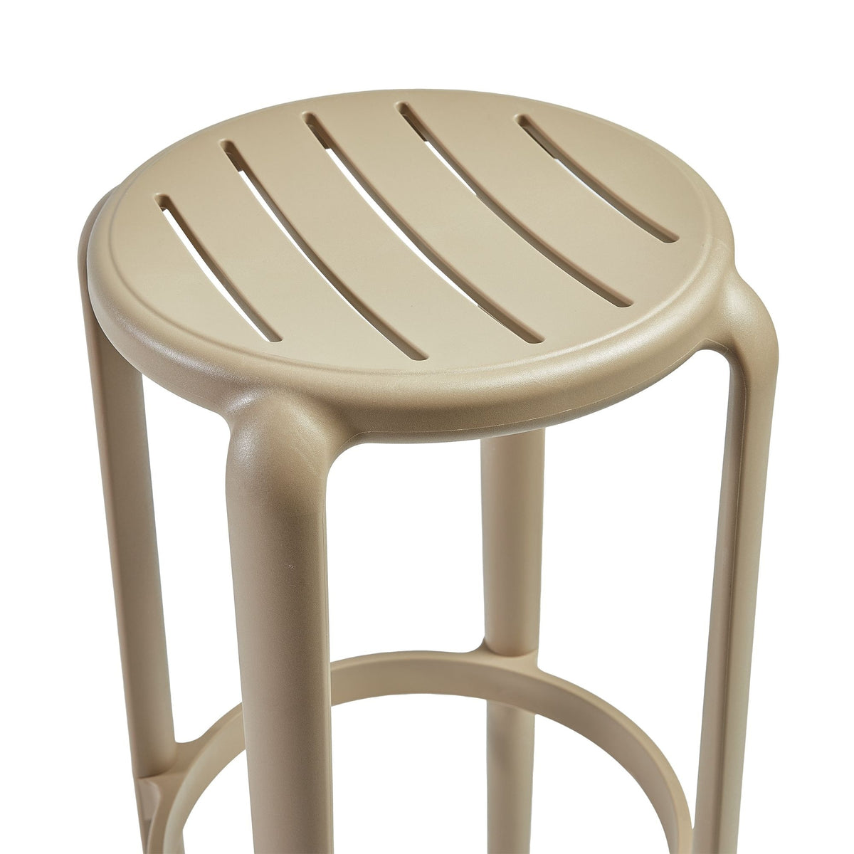 Tom Taupe Bar Stool 65cm