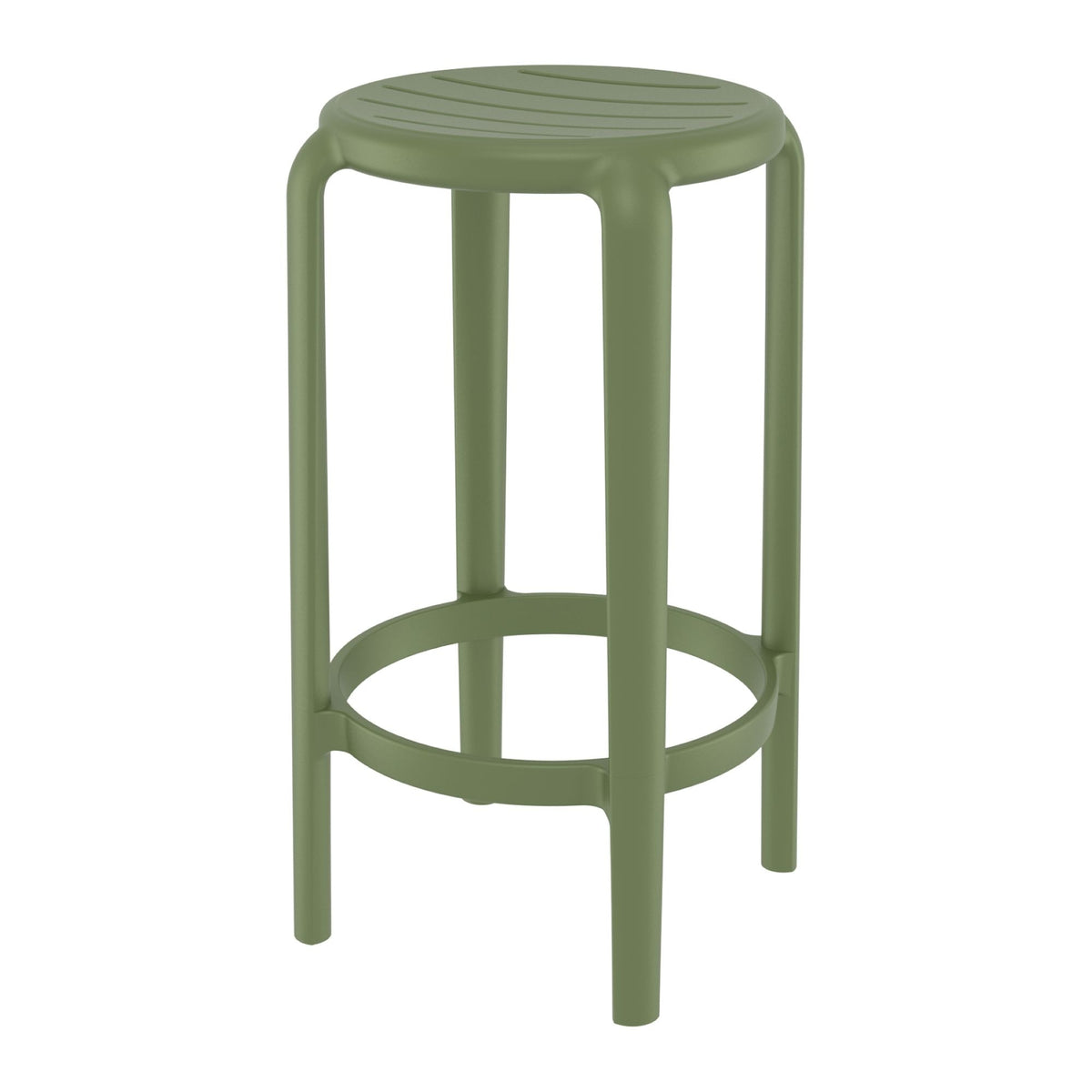 Tom Olive Green Bar Stool 65cm