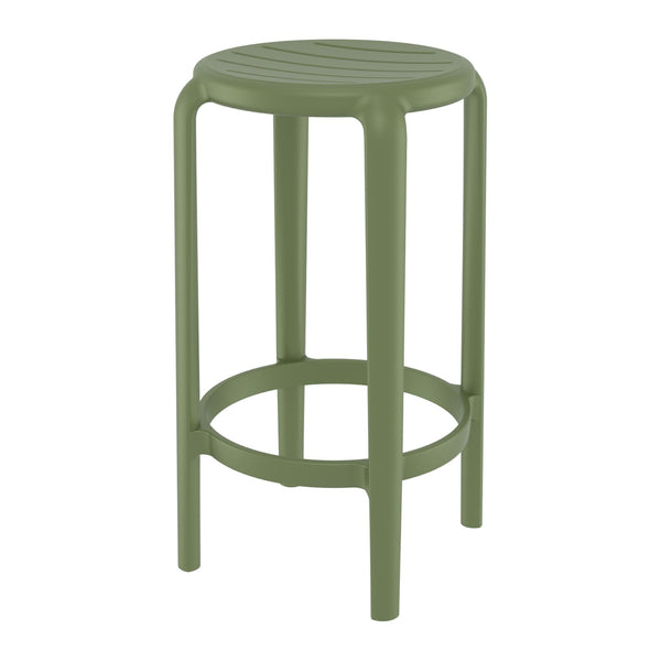 Tom Olive Green Bar Stool 65cm