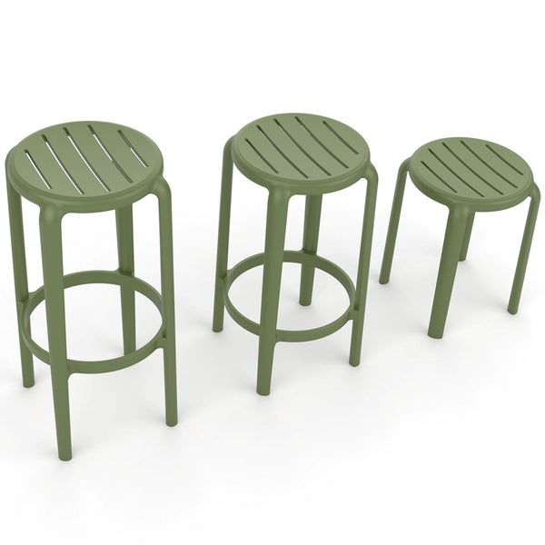 Tom Olive Green Bar Stool 65cm