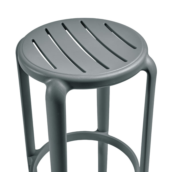 Tom Dark Grey Bar Stool 65cm