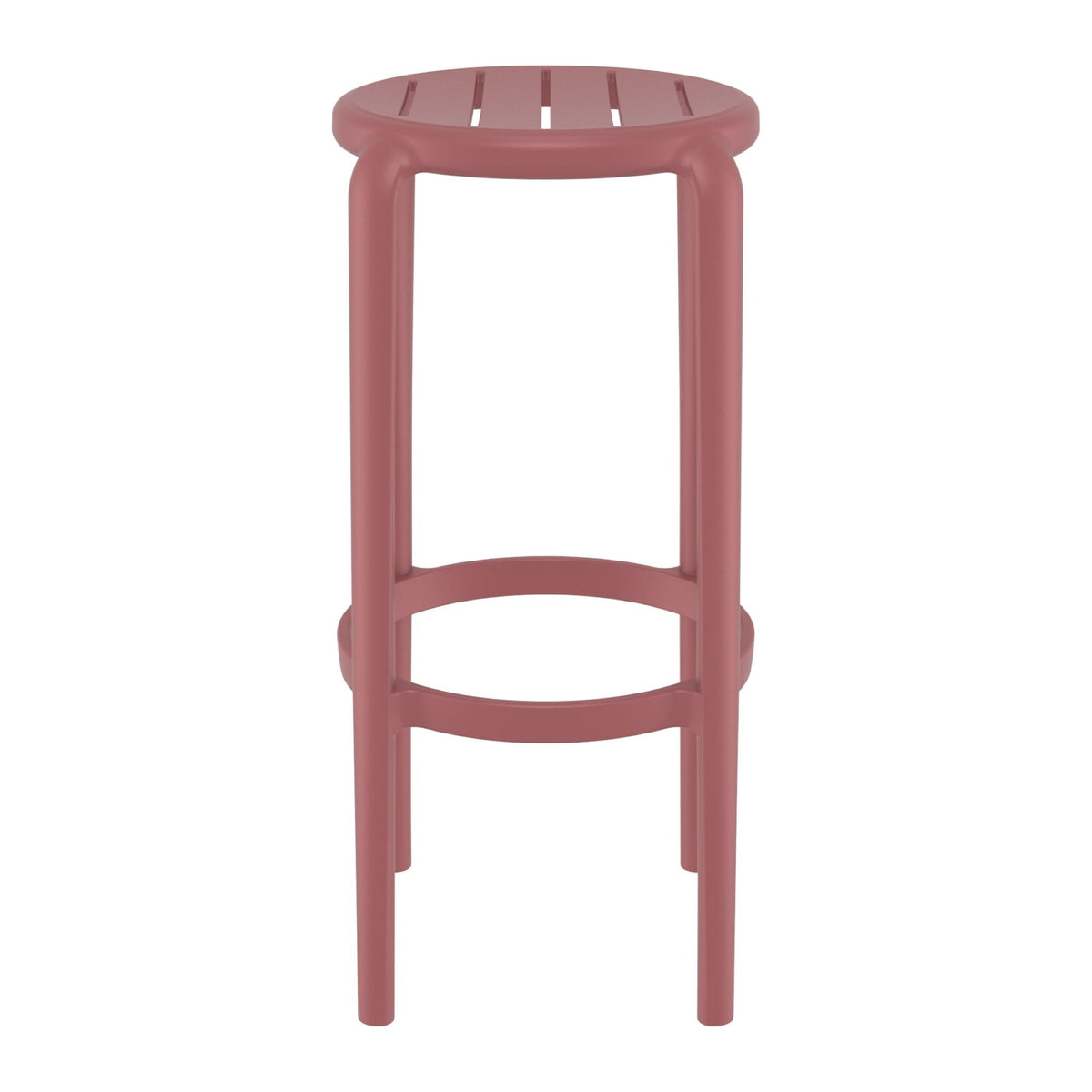 Tom Marsala Red Bar Stool 75cm