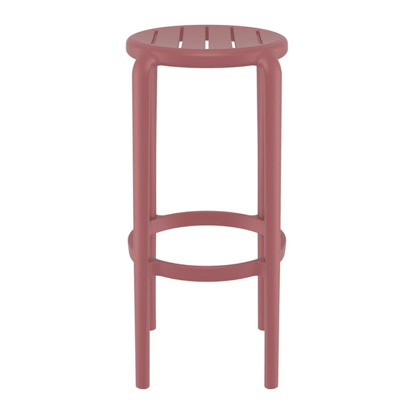 Tom Marsala Red Bar Stool 75cm
