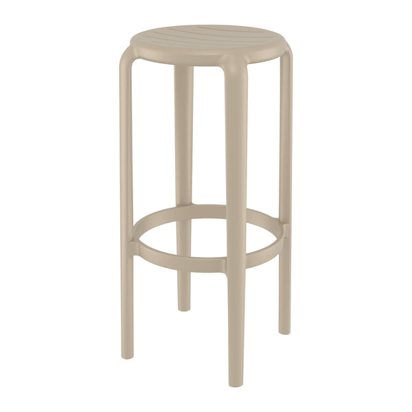 Tom Taupe Bar Stool 75cm