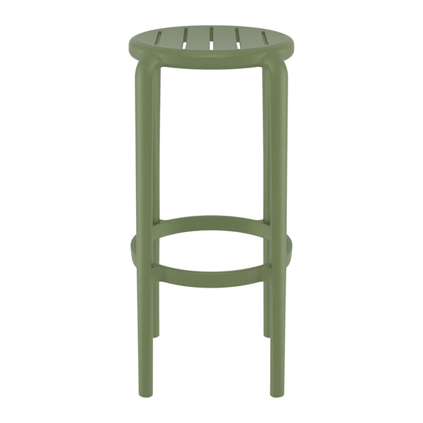 Tom Olive Green Bar Stool 75cm
