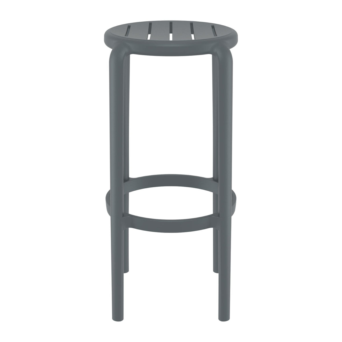 Tom Dark Grey Bar Stool 75cm