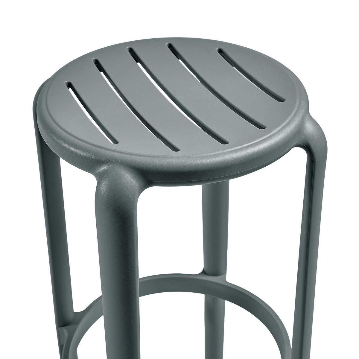 Tom Dark Grey Bar Stool 75cm
