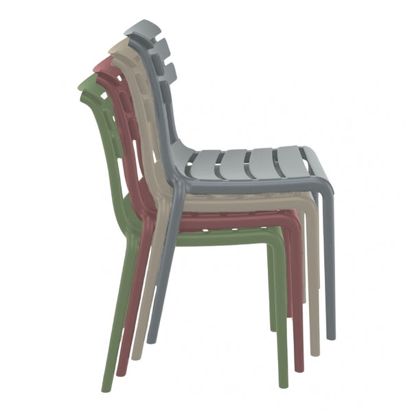 Helen Marsala Red Side Chair