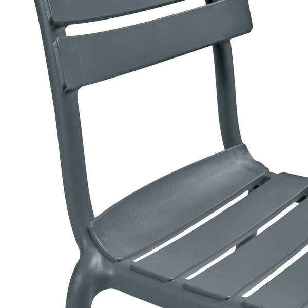 Helen Dark Grey Side Chair