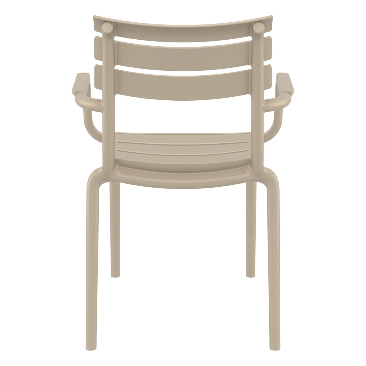 Paris Taupe Plastic Armchair