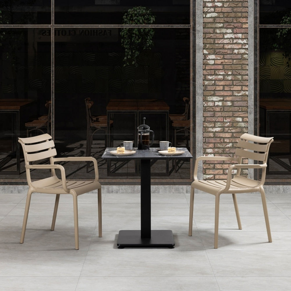Paris Taupe Plastic Armchair