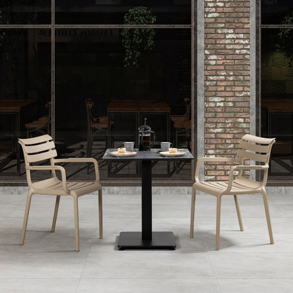 Paris Taupe Plastic Armchair