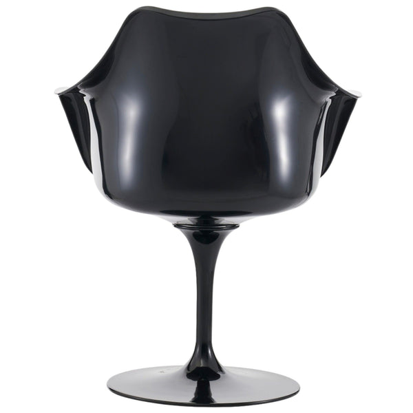 Black and Velveteen Beige Chelsea Armchair