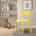 Lemon Yellow Plastic Bistro Dining Chair