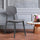 Oslo Dark Grey Plastic Dining Chair