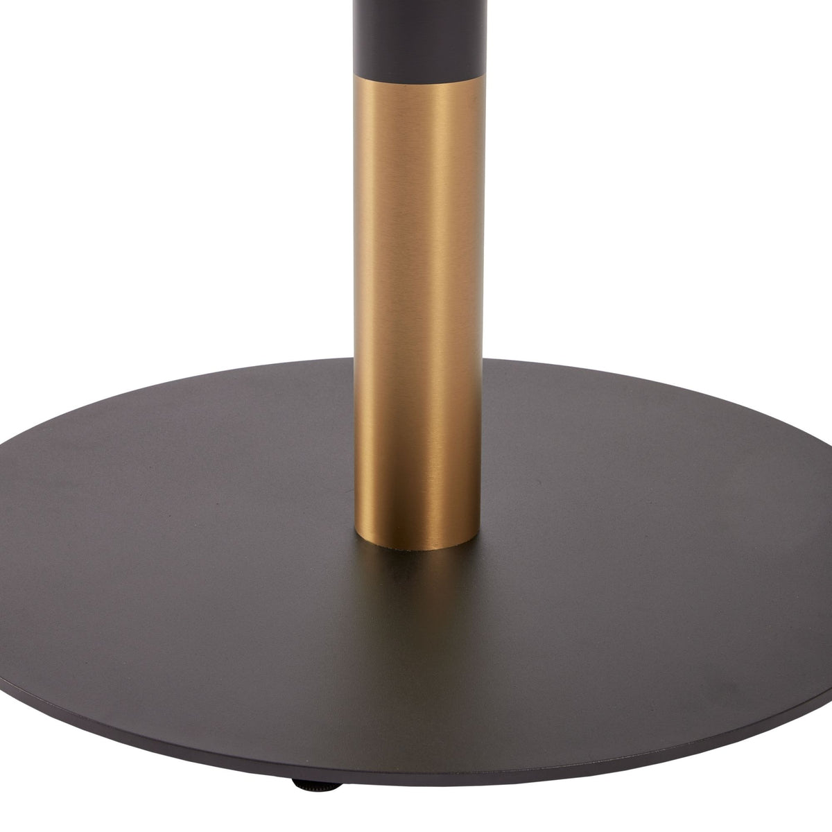 Omega Black Marble Laminate table top with Boston sleek Black and Gold base - Various sizes