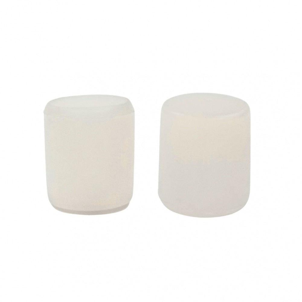 *RECOMMENDED* 4 x White Rubber Caps For Metal Legs/Floor Protection