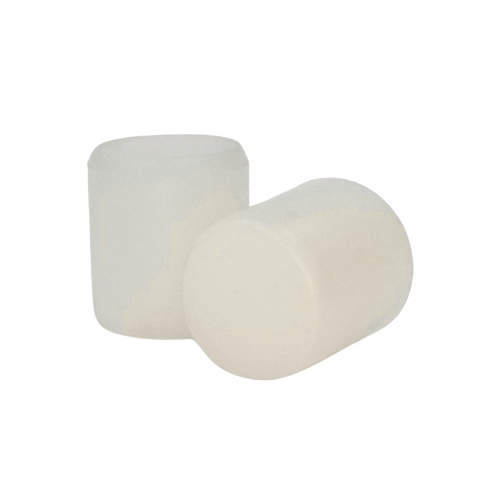 *RECOMMENDED* 4 x White Rubber Caps For Metal Legs/Floor Protection