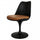 Black and Tan PU Chelsea Side Chair