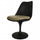 Black and Taupe PU Chelsea Side Chair