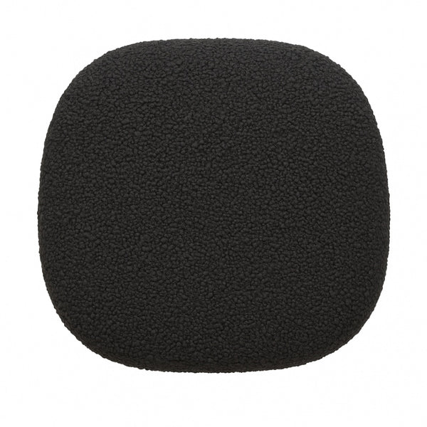 Charcoal Grey Bouclé Chelsea Side Chair Cushion