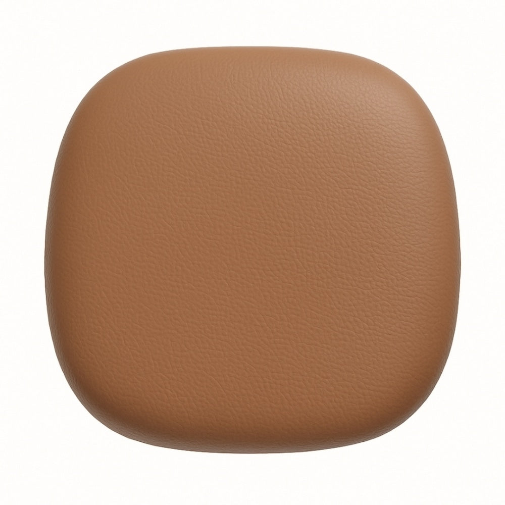 White and Tan PU Chelsea Armchair