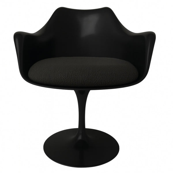 Black and Charcoal Grey Bouclé Chelsea Armchair