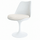 White and Cream Bouclé Chelsea Side Chair
