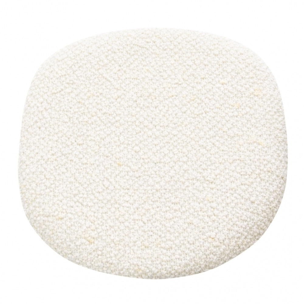 Cream Bouclé Chelsea Side Chair Cushion
