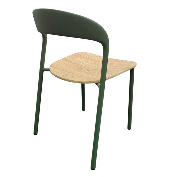 Fusion Living Darley Olive Green Dining Chair