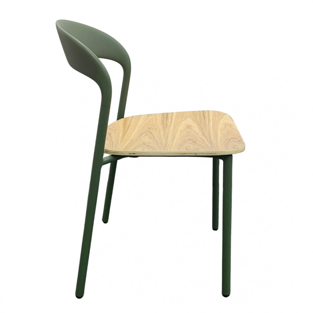 Fusion Living Darley Olive Green Dining Chair