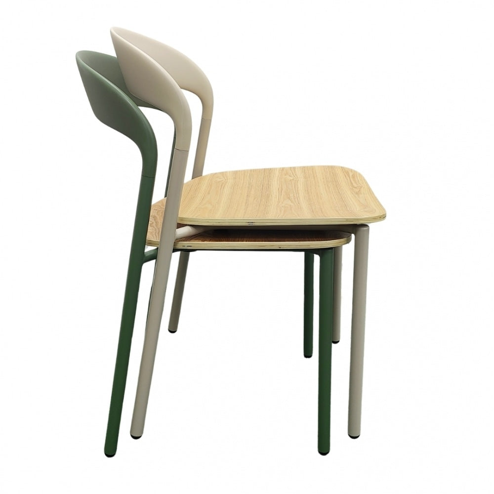 Fusion Living Darley Olive Green Dining Chair