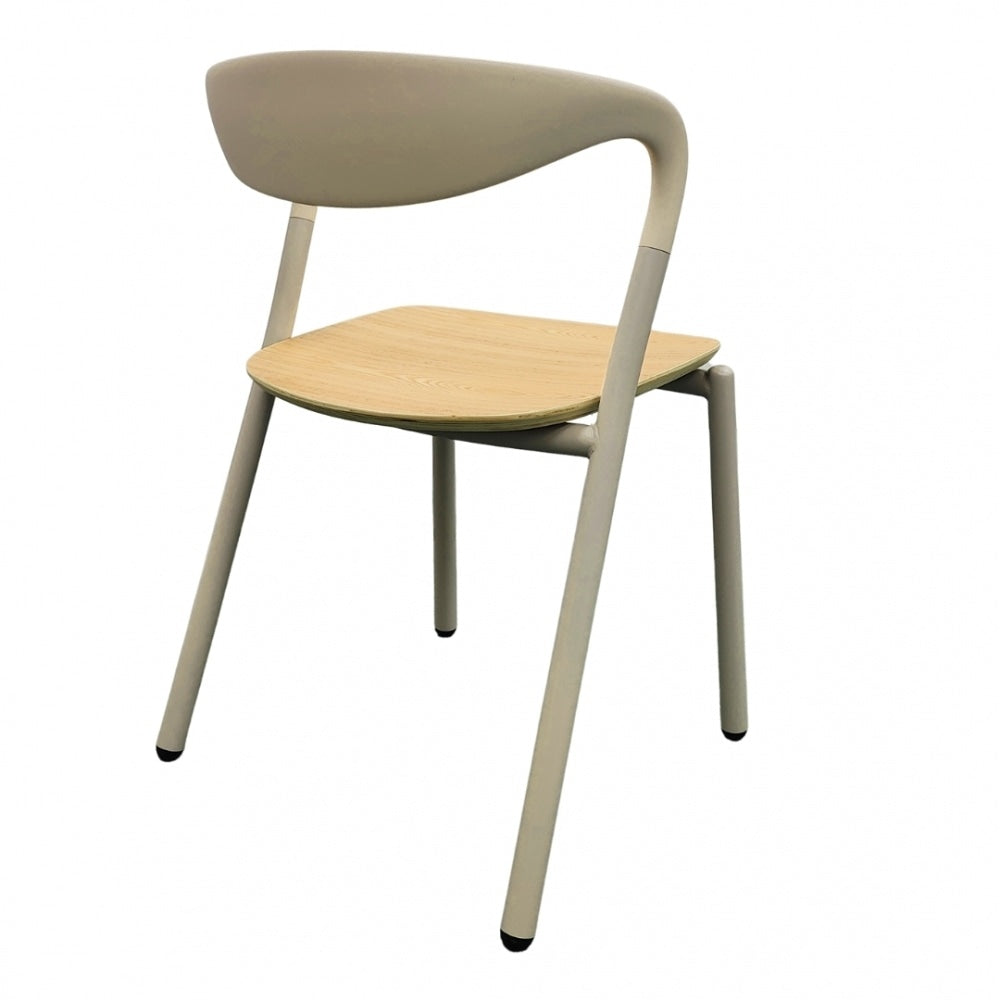 Fusion Living Darley Beige Dining Armchair